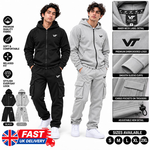 Set tuta uomo pezzi zip - 2,