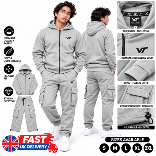 Tuta uomo grigio set pezzi - 2,