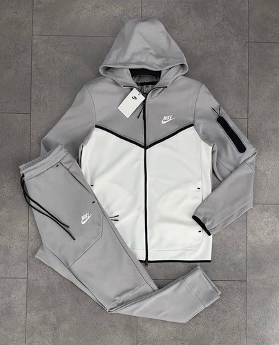 Set tuta nike uomo grigio - set,