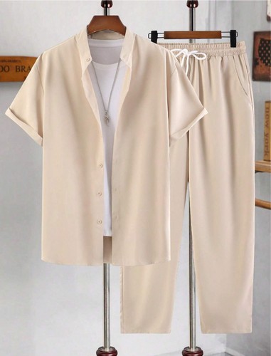 Set camicia pantaloni casual - e,